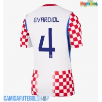 Camisa de time de futebol Croácia Josko Gvardiol #4 Replicas 1º Equipamento Mundo 2026 Manga Curta